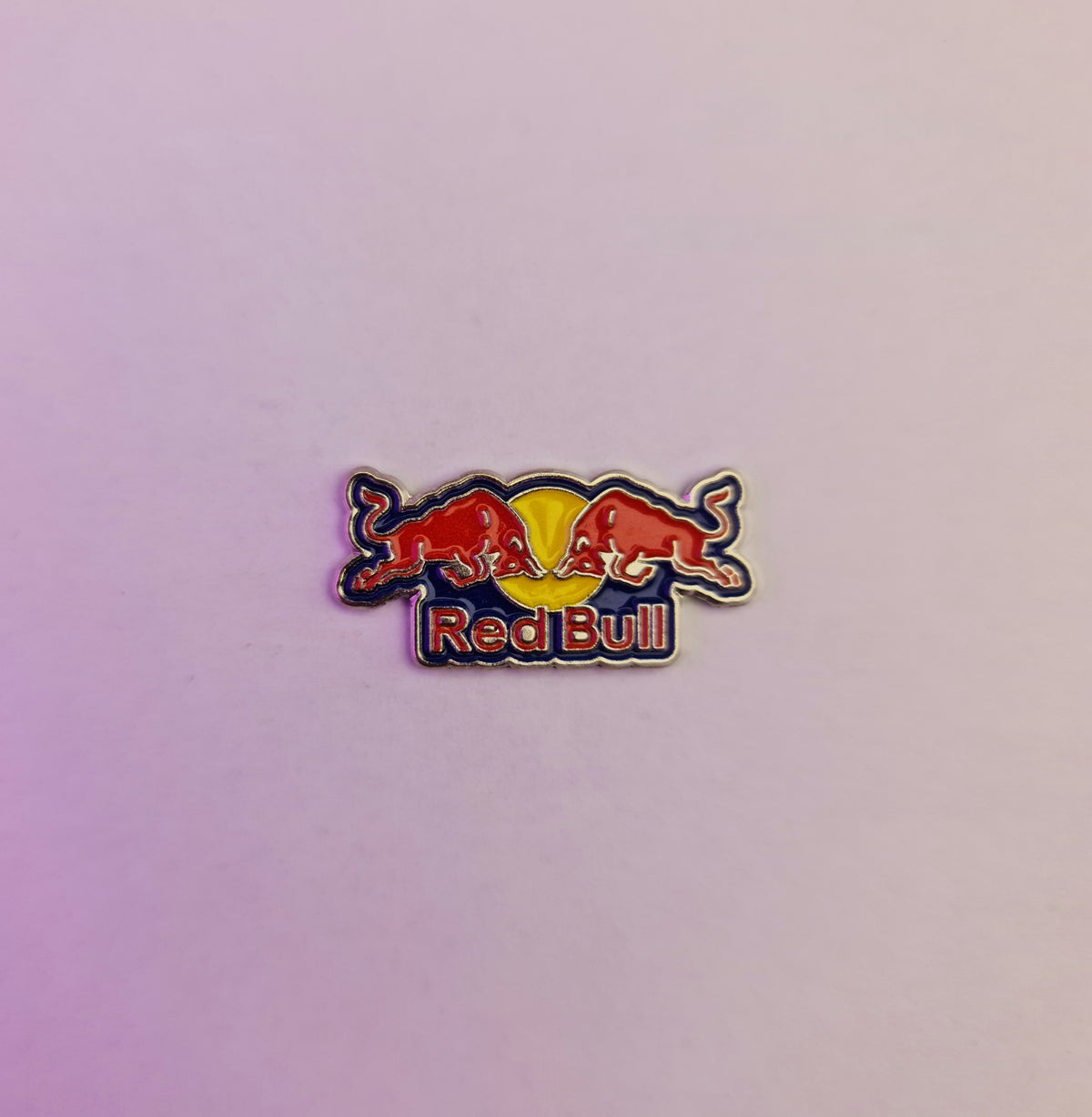 Red Bull Metal Logo Sticker – Premium 3D Emblem for Mobile, Laptop & Tablet
