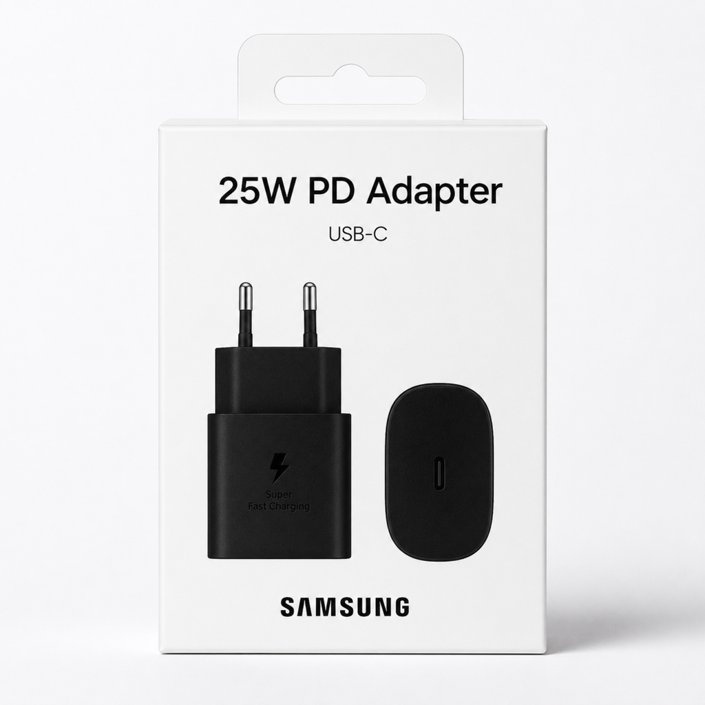 Samsung 25W USB-C Super Fast Charging PD Adapter – Compact Fast Charger