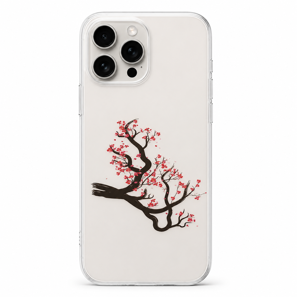 Cherry Blossom Elsa Sheet for Mobile Back | Transparent Decorative Skin