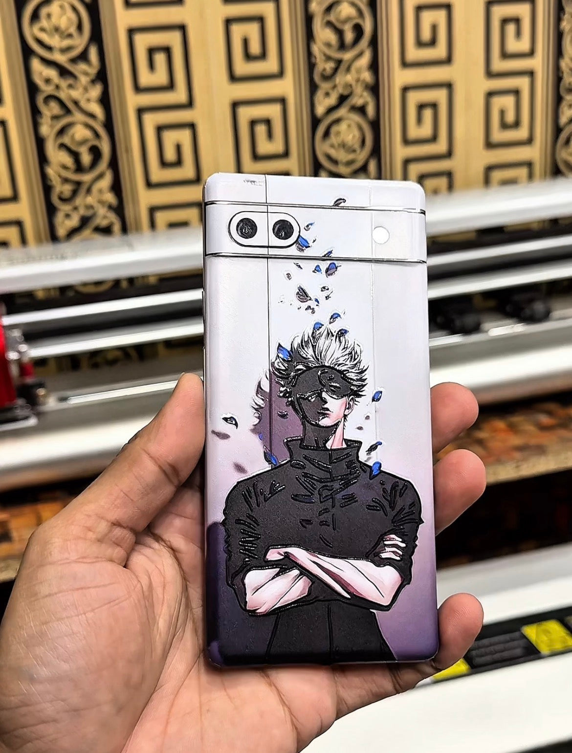 3D Satoru Gojo Mobile Sheet | Available for All Mobile Models