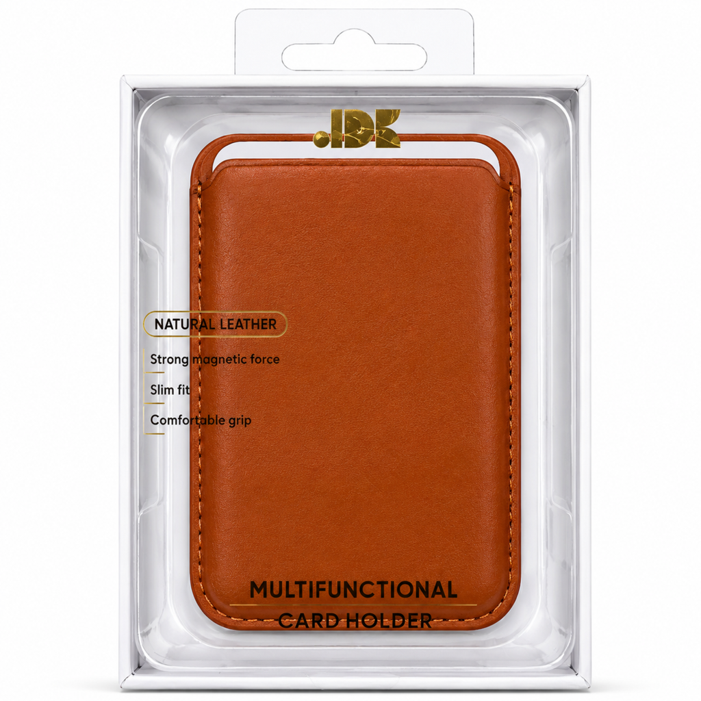 Apple MagSafe Leather Wallet Card Holder – Magnetic Slim Wallet for iPhone