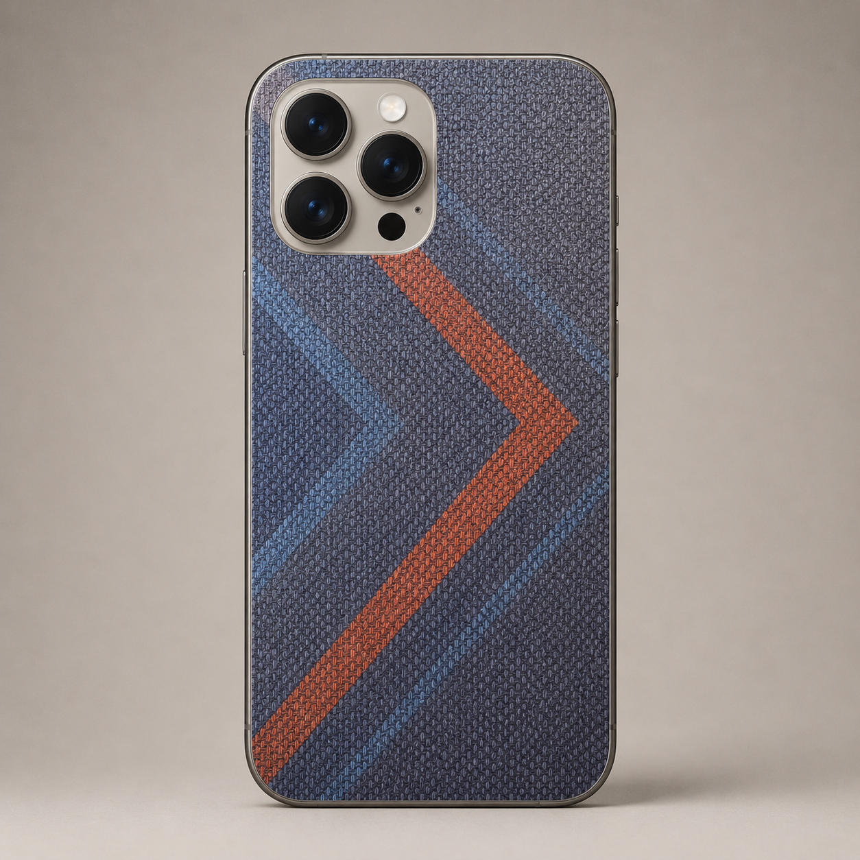 Modern Arrow Carbon Fiber Mobile Back Skin Sticker | Premium Geometric Design | Custom Fit for All Phone Models