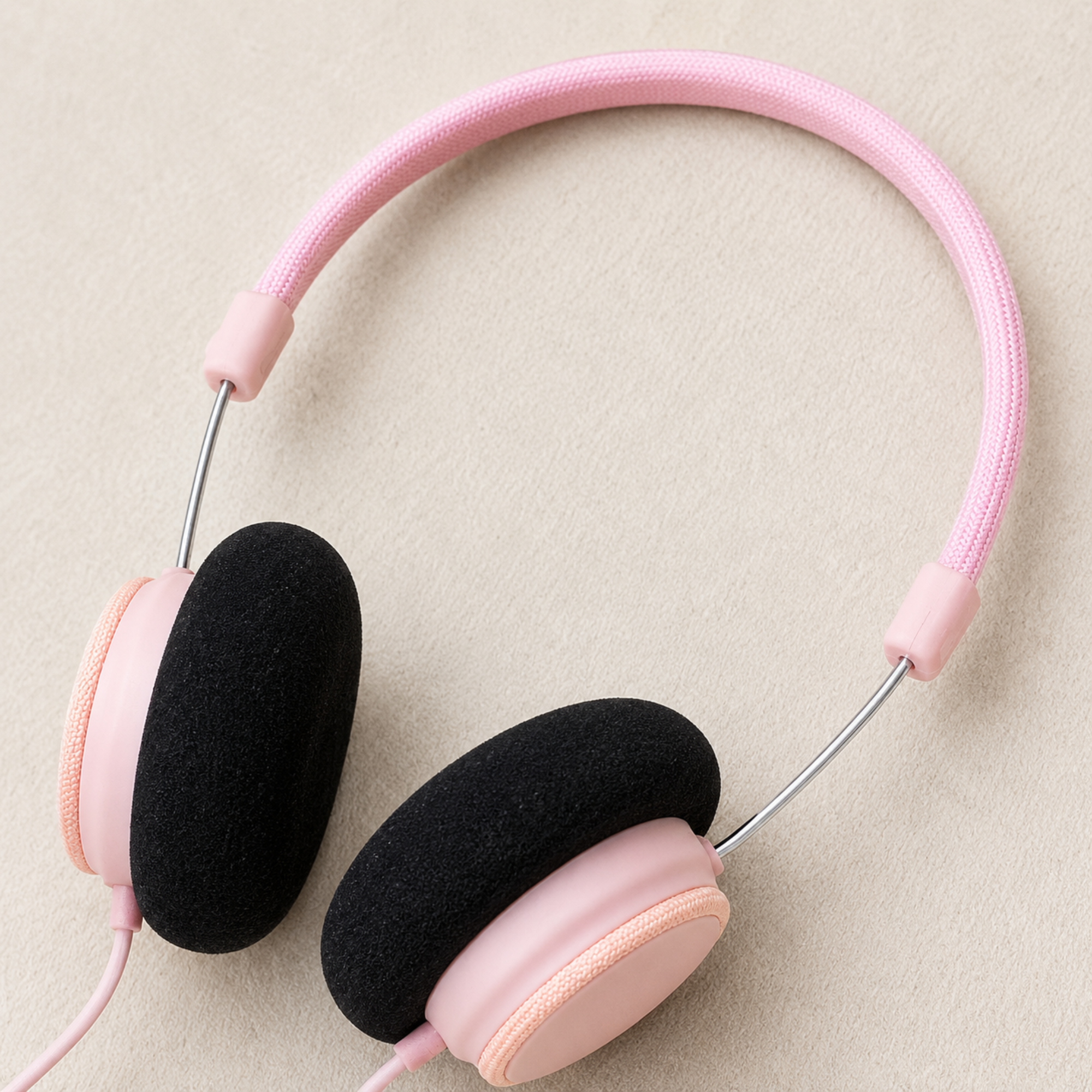 Lemon Solo M10 Wired On-Ear Headphones – Lightweight Stereo Sound Headset