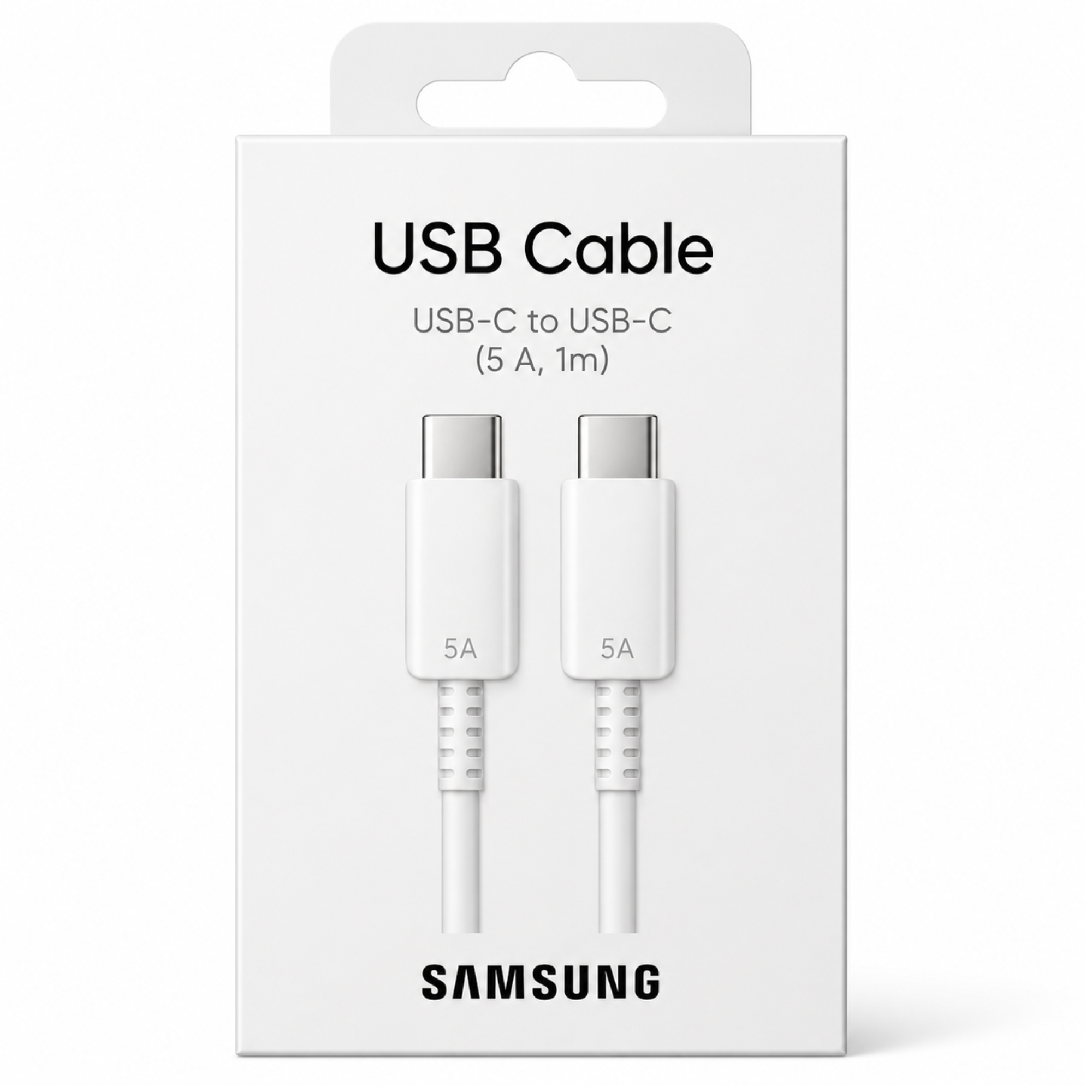 Samsung USB-C to USB-C Fast Charging Cable (1 Meter, 5A) – High-Speed Charging & Data Sync
