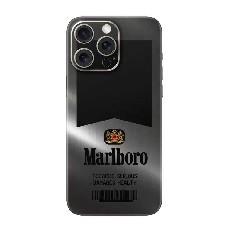 SIlver & Black Marlboro Skin