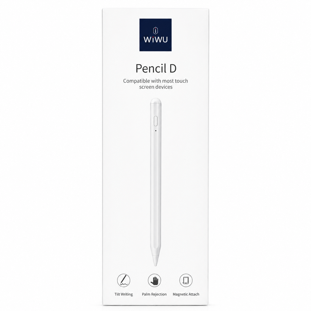 WiWU Pencil D Active Stylus Pen – Palm Rejection & Magnetic Attachment for Tablets